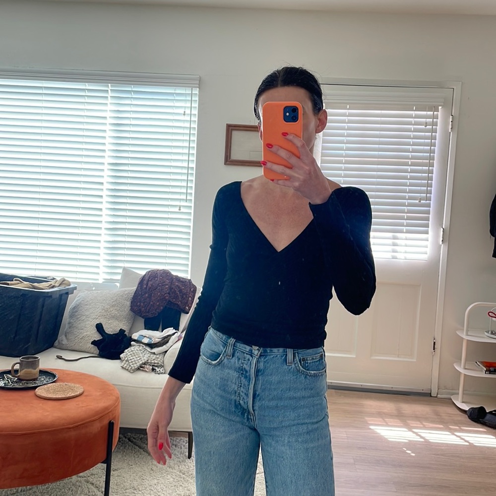 Reformation Wrap Top XS